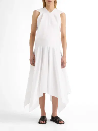 Proenza Schouler Sybella Classic Cotton Shirting Midi Dress | Thumbnail 2 Proenza Schouler Sybella Classic Cotton Shirting Midi Dress | Thumbnail 2