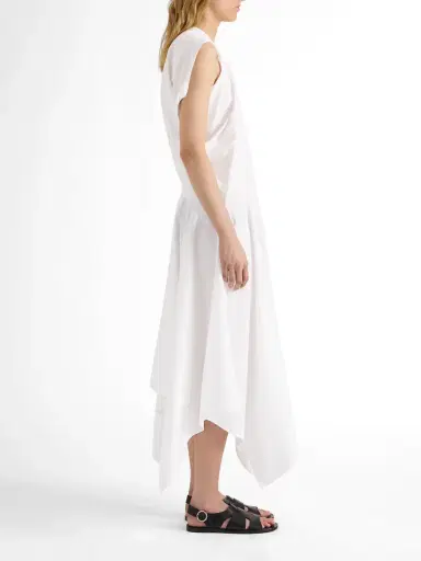 Proenza Schouler Sybella Classic Cotton Shirting Midi Dress | Thumbnail 3 Proenza Schouler Sybella Classic Cotton Shirting Midi Dress | Thumbnail 3