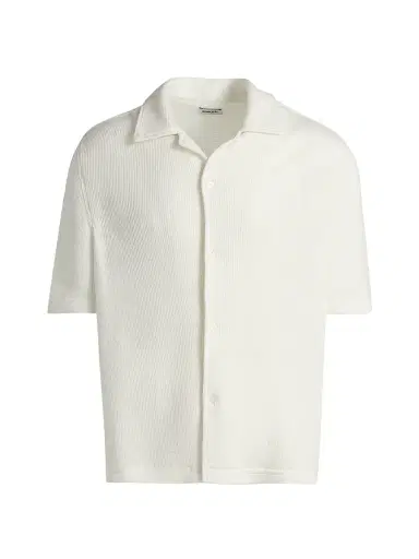 Simkhai Men's Troy Rib-Knit Shirt | Thumbnail 1 Simkhai Men's Troy Rib-Knit Shirt | Thumbnail 1