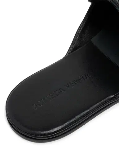 Bottega Veneta Men's Palazzo Intrecciato Leather Mules | Thumbnail 4 Bottega Veneta Men's Palazzo Intrecciato Leather Mules | Thumbnail 4