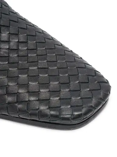 Bottega Veneta Men's Palazzo Intrecciato Leather Mules | Thumbnail 7 Bottega Veneta Men's Palazzo Intrecciato Leather Mules | Thumbnail 7