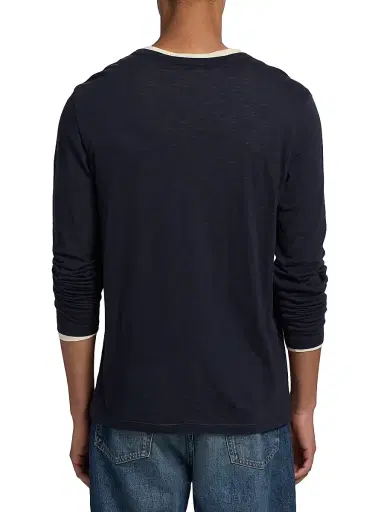 Vince Men's Fine Slub Cotton Double-Layer Crewneck T-Shirt - Coastal Smock - Size XXL | Thumbnail 5