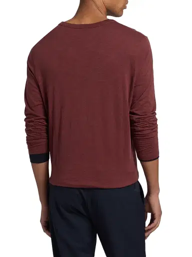 Vince Men's Fine Slub Cotton Double-Layer Crewneck T-Shirt - Deep Satin - Size XXL | Thumbnail 5