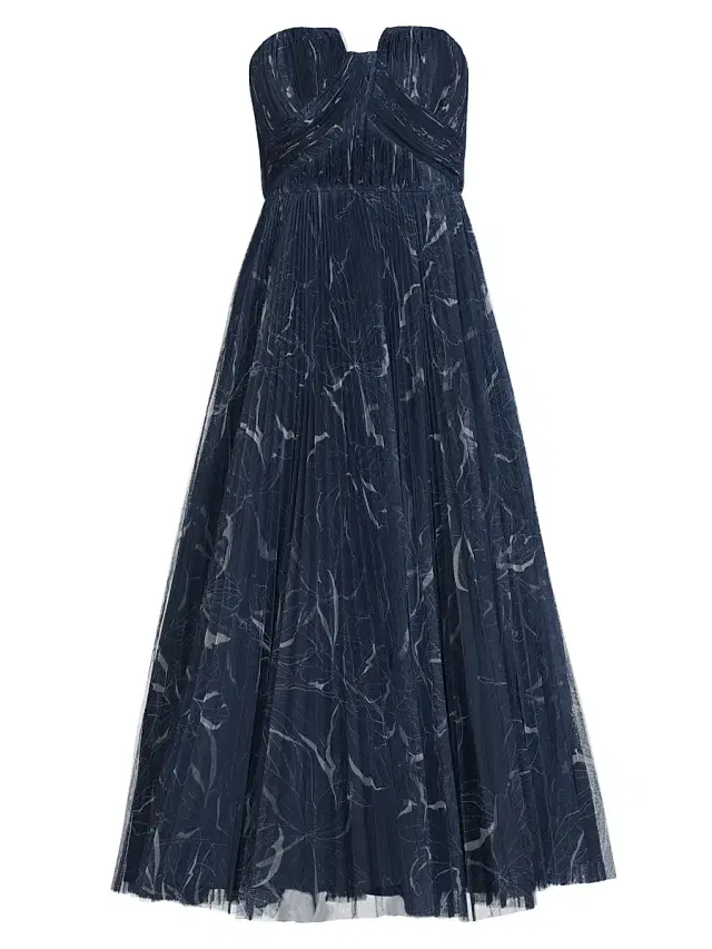 Hutch Women's Corene Tulle Gown - Navy Two Tone