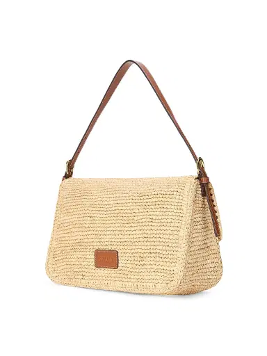 Staud Women's Harlow Medium Raffia Shoulder Bag | Thumbnail 2