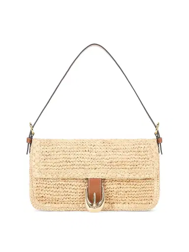 Staud Women's Harlow Medium Raffia Shoulder Bag | Thumbnail 1