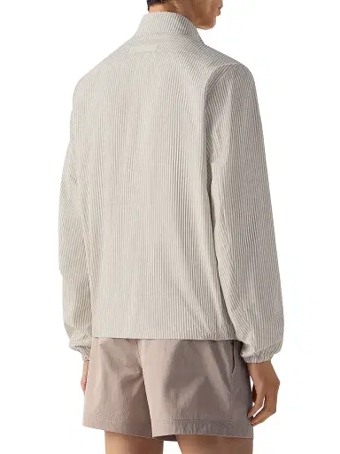 Zegna Men's Silk Blouson Jacket | Thumbnail 3