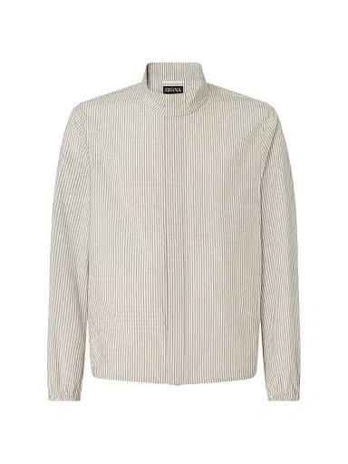 Zegna Men's Silk Blouson Jacket | Thumbnail 1
