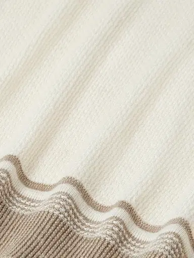Zegna Men's Silk Linen and Cashmere Crewneck T-Shirt - White - Size 40 | Thumbnail 5