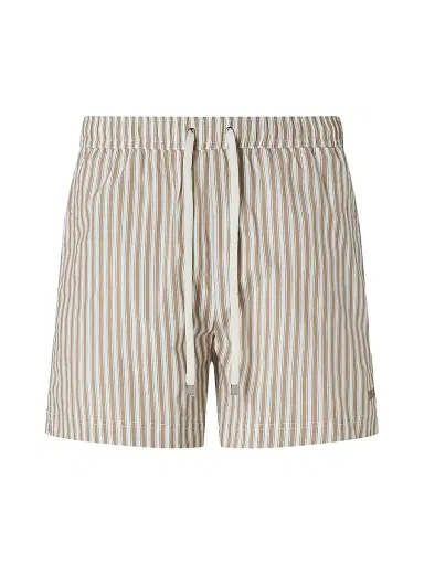 Zegna Men's Striped Swim Trunks - Light Taupe - Size XXL | Thumbnail 1