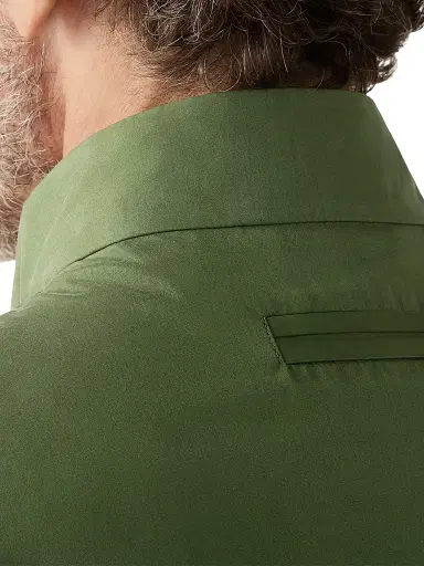 Zegna Men's Silk Blouson Jacket - Pine Green - Size 46 | Thumbnail 4