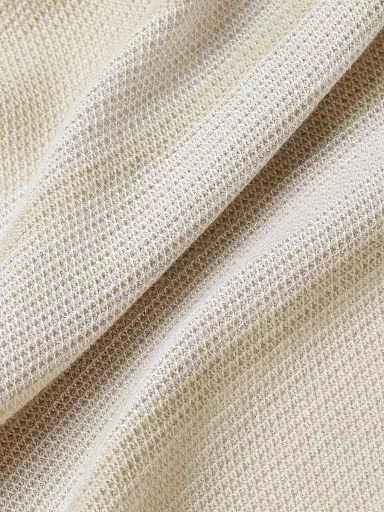 Zegna Men's Cotton and Silk Shirt - Ivory White | Thumbnail 4