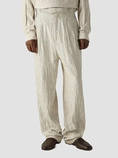 Zegna Men's Silk Pants | Thumbnail 3 Zegna Men's Silk Pants | Thumbnail 3