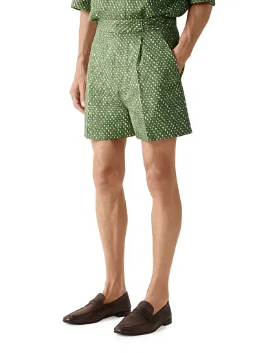 Zegna Men's Silk Shorts | Thumbnail 2 Zegna Men's Silk Shorts | Thumbnail 2