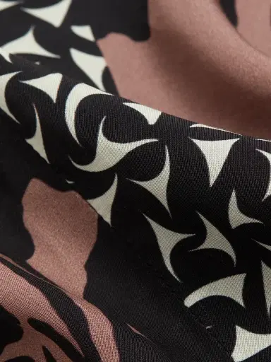 Dries Van Noten Men's Two-Tone Abstract Print Swim Shorts - Old Rose - Size XL | Thumbnail 6