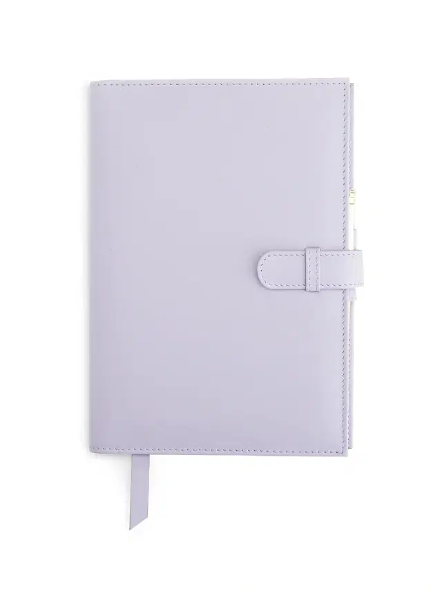 Royce New York Women's Executive Leather Journal - Lavender