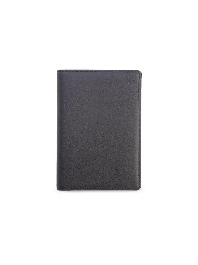 Royce New York RFID Blocking Passport Wallet - Black