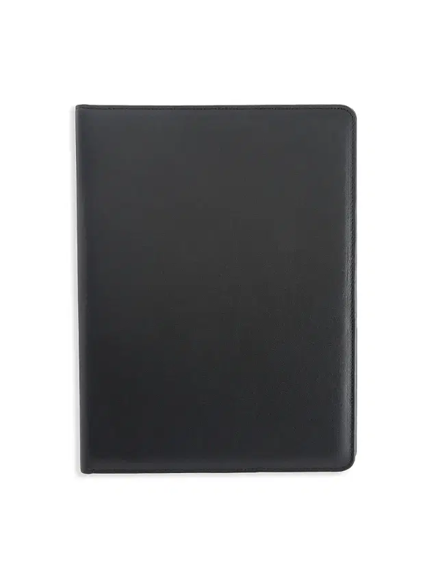 Royce New York Leather Executive Document Organizer Folder - Navy