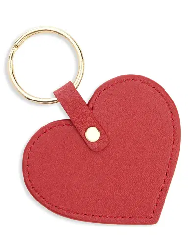 Royce New York Men's Heart-Shaped Leather Key Chain | Thumbnail 1 Royce New York Men's Heart-Shaped Leather Key Chain | Thumbnail 1