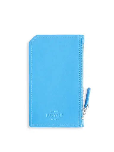 Royce New York Women's Zip Leather Card Wallet | Thumbnail 3 Royce New York Women's Zip Leather Card Wallet | Thumbnail 3