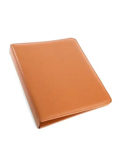Royce New York One-Inch Leather Ring Binder - Tan | Thumbnail 5 Royce New York One-Inch Leather Ring Binder - Tan | Thumbnail 5