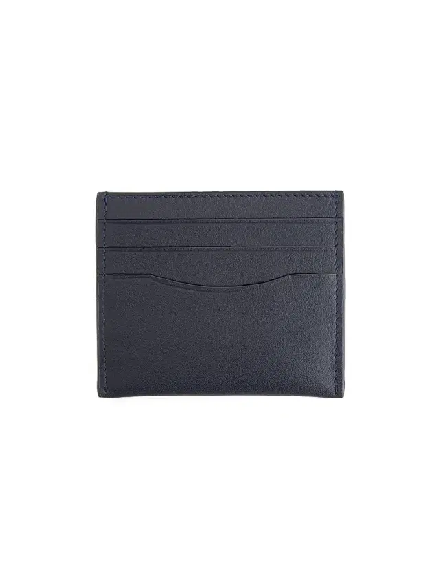 Royce New York Men's RFID-Blocking Leather Cardholder - Navy Blue