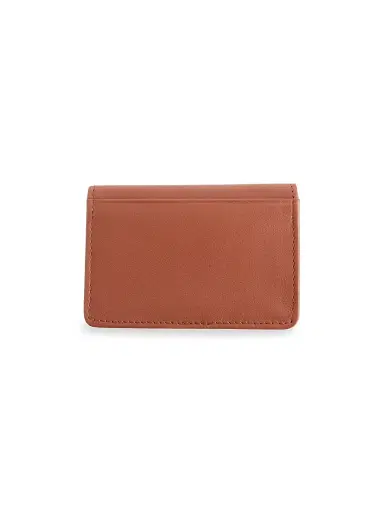 Royce New York Men's Leather Business Card Holder - Tan | Thumbnail 1 Royce New York Men's Leather Business Card Holder - Tan | Thumbnail 1