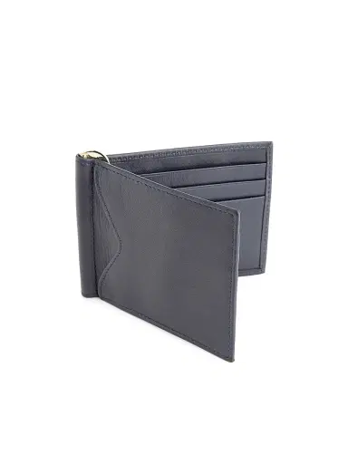 Royce New York Men's RFID-Blocking Leather Money Clip Wallet | Thumbnail 1