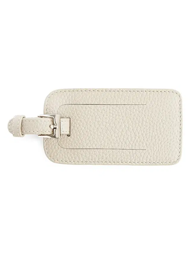 Royce New York Signature Luggage Tag - Taupe