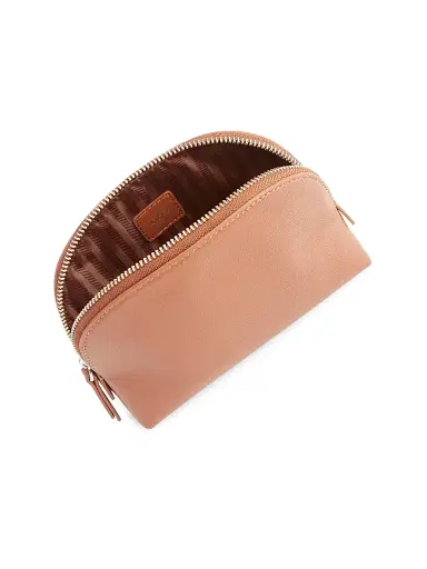 Royce New York Women's Compact Leather Cosmetic Bag | Thumbnail 2 Royce New York Women's Compact Leather Cosmetic Bag | Thumbnail 2