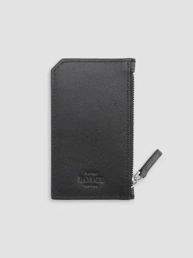 Royce New York Women's Zip Leather Card Wallet | Thumbnail 3 Royce New York Women's Zip Leather Card Wallet | Thumbnail 3