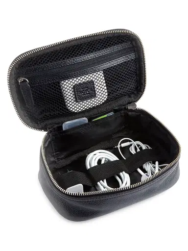 Royce New York Women's Zippered Travel Tech Organizer Case | Thumbnail 2 Royce New York Women's Zippered Travel Tech Organizer Case | Thumbnail 2