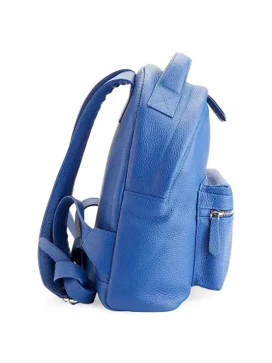 Royce New York Women's Leather Travel Backpack - Cobalt | Thumbnail 10 Royce New York Women's Leather Travel Backpack - Cobalt | Thumbnail 10