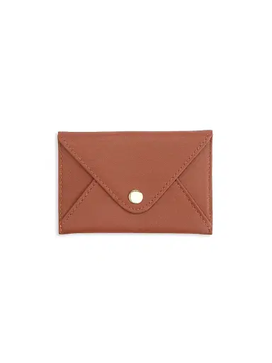 Royce New York Men's Leather Envelope Style Business Card Holder - Tan | Thumbnail 1 Royce New York Men's Leather Envelope Style Business Card Holder - Tan | Thumbnail 1