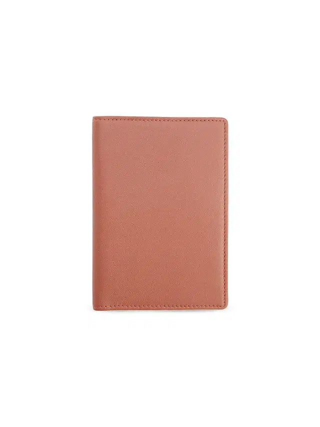 RFID Blocking Passport Wallet Brown