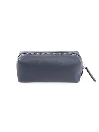 Royce New York Women's Zipper Leather Travel Utility Bag | Thumbnail 1