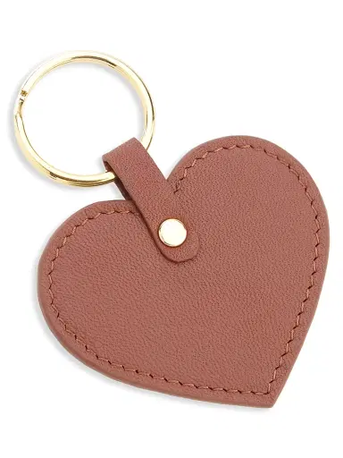Royce New York Men's Heart-Shaped Leather Key Chain | Thumbnail 1 Royce New York Men's Heart-Shaped Leather Key Chain | Thumbnail 1