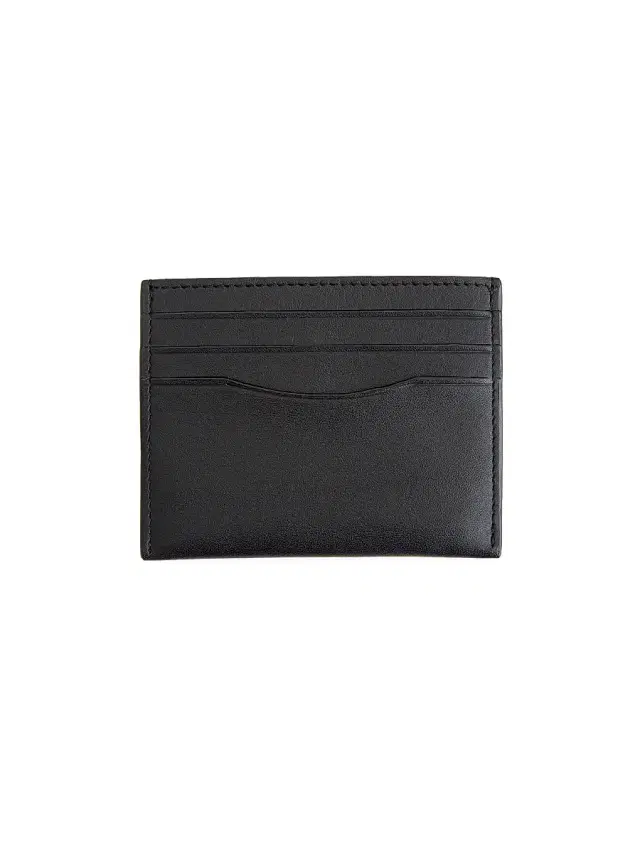 Men's RFID-Blocking Leather Cardholder - Black