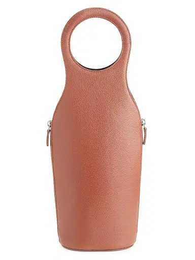 Royce New York Leather Wine & Champagne Carrying Case - Tan | Thumbnail 1 Royce New York Leather Wine & Champagne Carrying Case - Tan | Thumbnail 1
