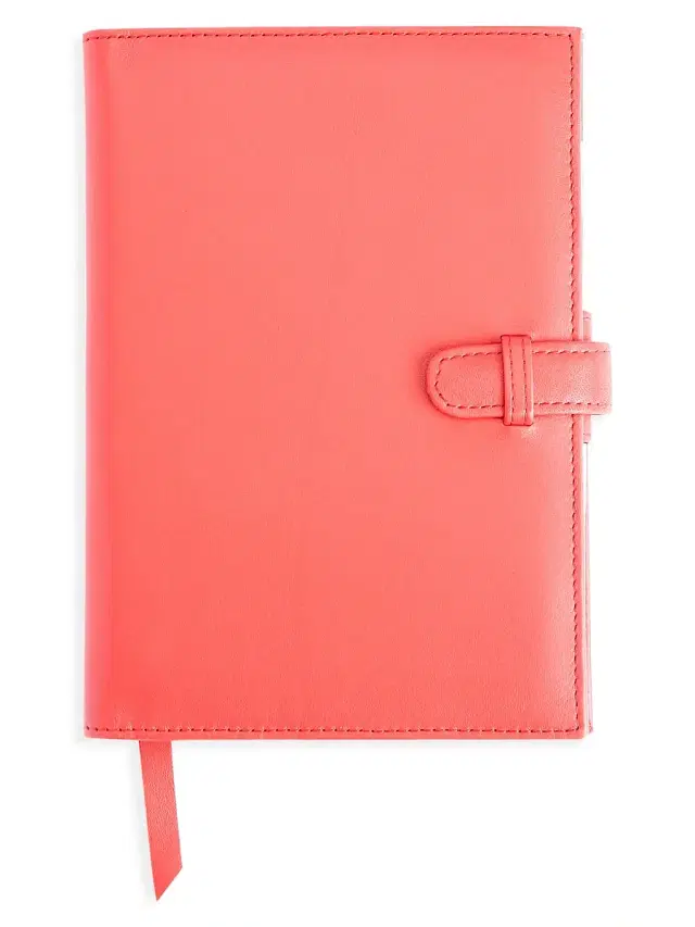Royce New York Women's Executive Leather Journal - Red