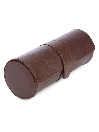 Royce New York Women's Leather Travel Watch Roll - Brown | Thumbnail 1 Royce New York Women's Leather Travel Watch Roll - Brown | Thumbnail 1