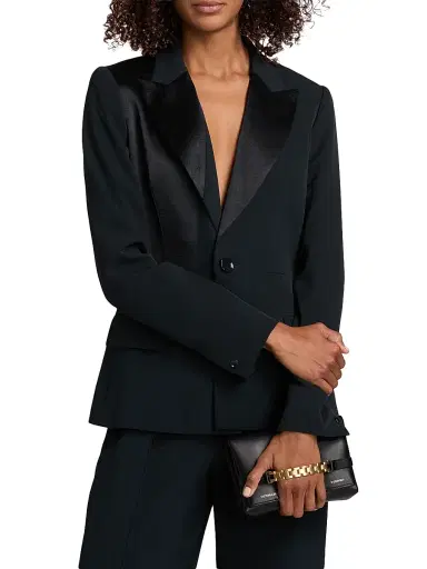 Jason Wu Collection Women's Cady Single-Breasted Blazer | Thumbnail 3 Jason Wu Collection Women's Cady Single-Breasted Blazer | Thumbnail 3