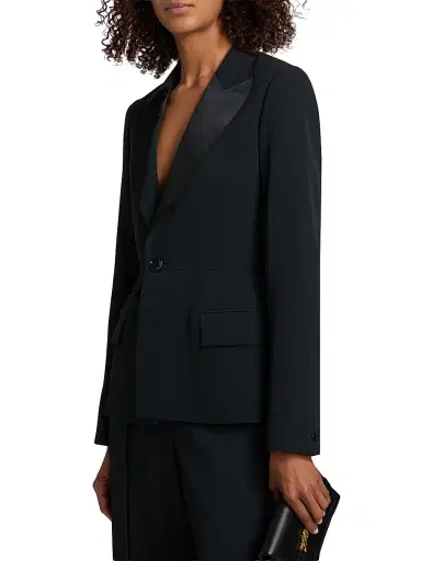 Jason Wu Collection Women's Cady Single-Breasted Blazer | Thumbnail 4 Jason Wu Collection Women's Cady Single-Breasted Blazer | Thumbnail 4
