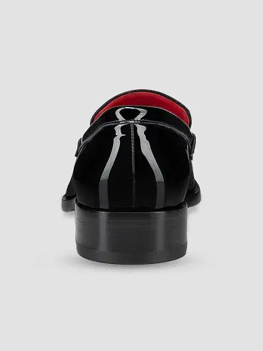 Christian Louboutin Men's Chambelimoc Night Strass Loafers - Black - Size 15 | Thumbnail 3