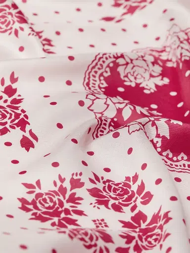 Givenchy Women's Large Bandana in Cotton and Silk - Lipstick Pink | Thumbnail 2 Givenchy Women's Large Bandana in Cotton and Silk - Lipstick Pink | Thumbnail 2