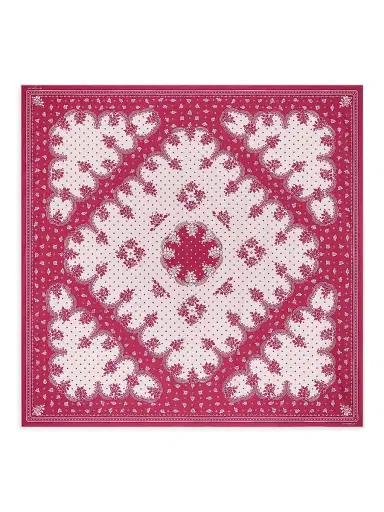 Givenchy Women's Large Bandana in Cotton and Silk - Lipstick Pink | Thumbnail 1 Givenchy Women's Large Bandana in Cotton and Silk - Lipstick Pink | Thumbnail 1