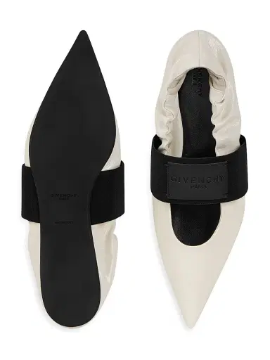 Givenchy Women's Crush Ballerinas in Naplack Leather - | Thumbnail 5