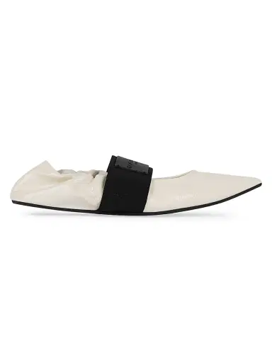 Givenchy Women's Crush Ballerinas in Naplack Leather - | Thumbnail 1