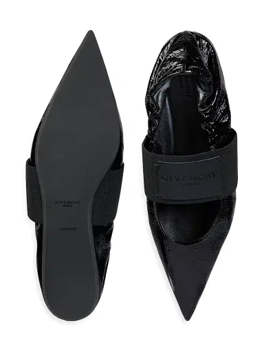 Givenchy Women's Crush Ballerinas in Naplack Leather | Thumbnail 5