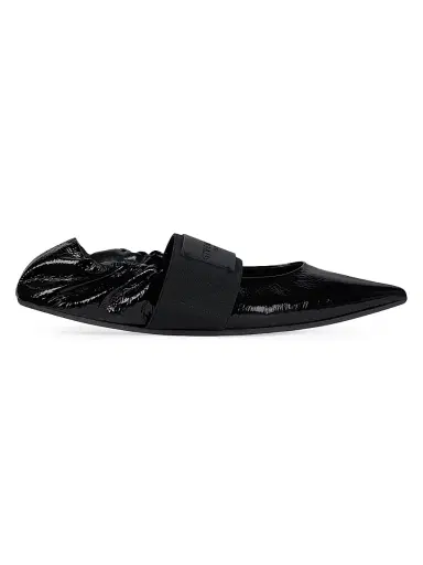Givenchy Women's Crush Ballerinas in Naplack Leather | Thumbnail 1
